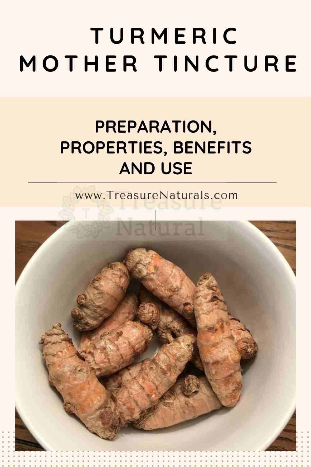 Turmeric mother tincture preparation, properties, benefits and use