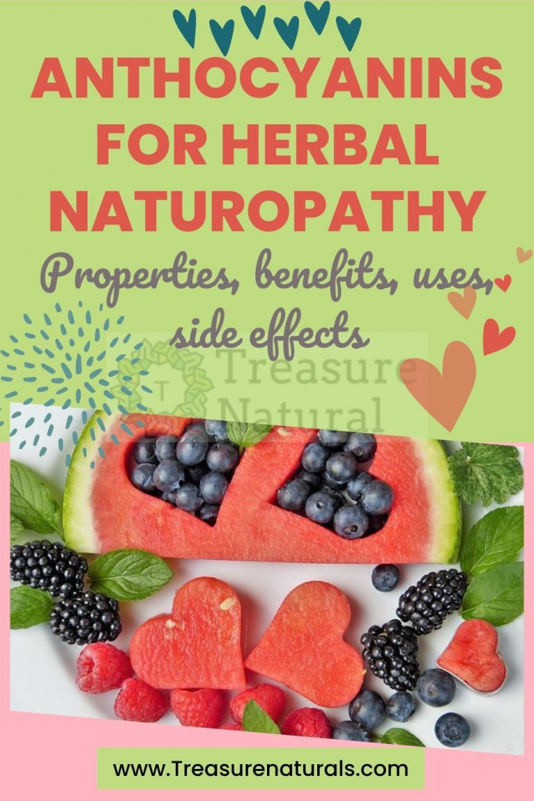 Anthocyanins for Herbal Naturopathy properties, benefits, uses, side